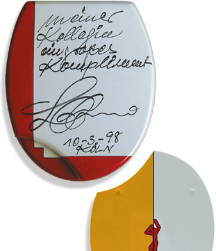 WC signiert